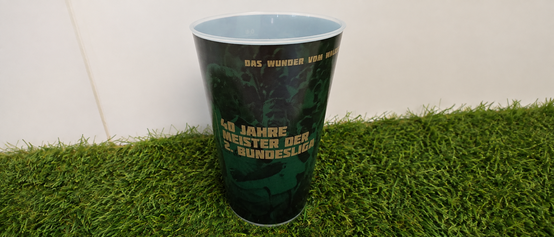 Becher, Wunderland, Grün, Kunststoffbecher, Bedruckt